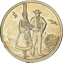 Frankreich, Medaille, La Bretagne, Breizh, Bronze-Aluminium, UNZ