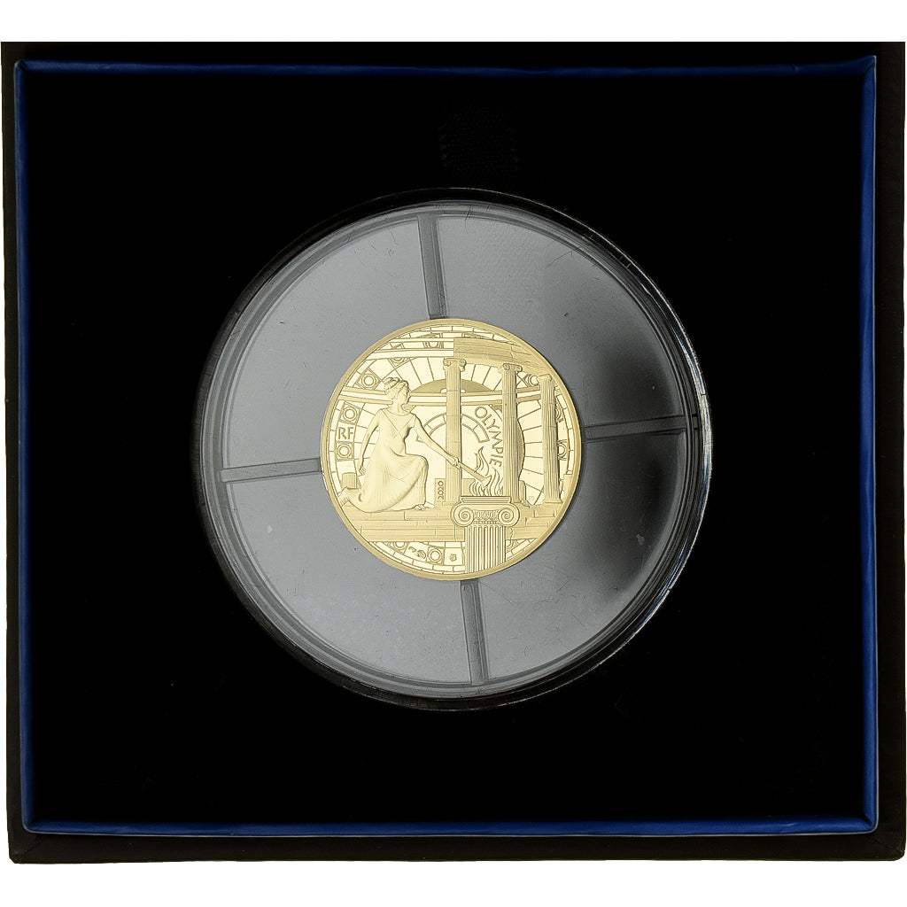 França, 50 Euro, UNESCO, Olympie, Proof, 2020, MDP, Dourado, MS(65-70), KM:2909