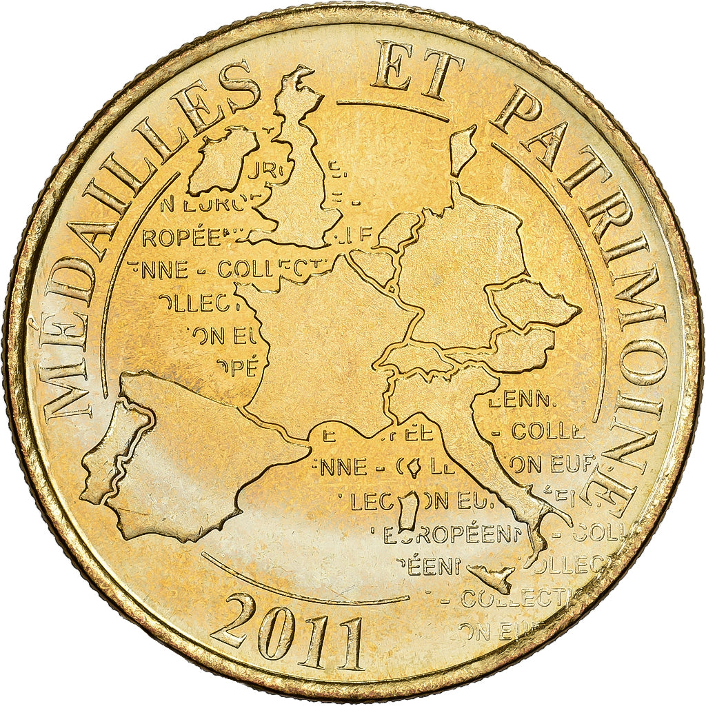 França, medalha, D-Day, Mémorial de Caen, 2011, Cuproníquel Alumínio, MS(63)