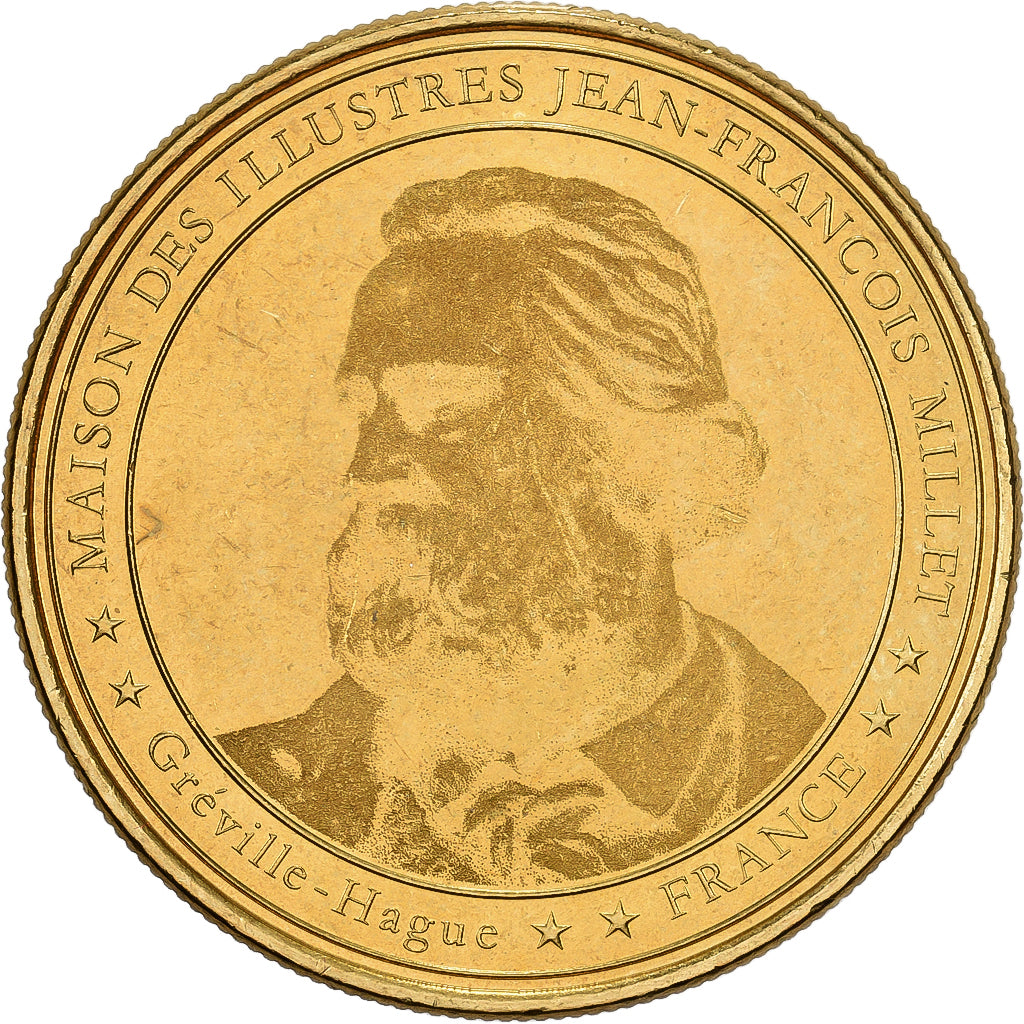 França, medalha, Maison des Illustres, J.-F. Millet, 2012, Bronze-Alumínio