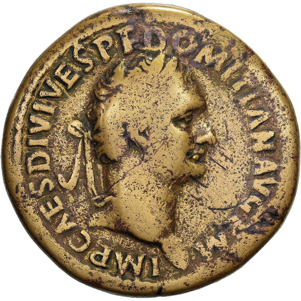 Domitian, Sestertius, 82, Rome, Bronze, VF(30-35), RIC:105