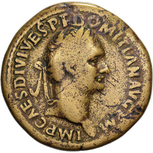Domitian, Sestertius, 82, Rome, Bronze, VF(30-35), RIC:105