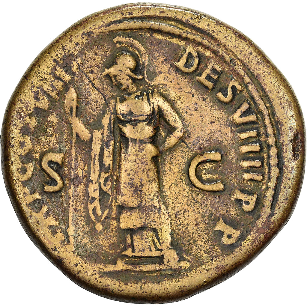 Domitian, Sestertius, 82, Rome, Bronze, VF(30-35), RIC:105
