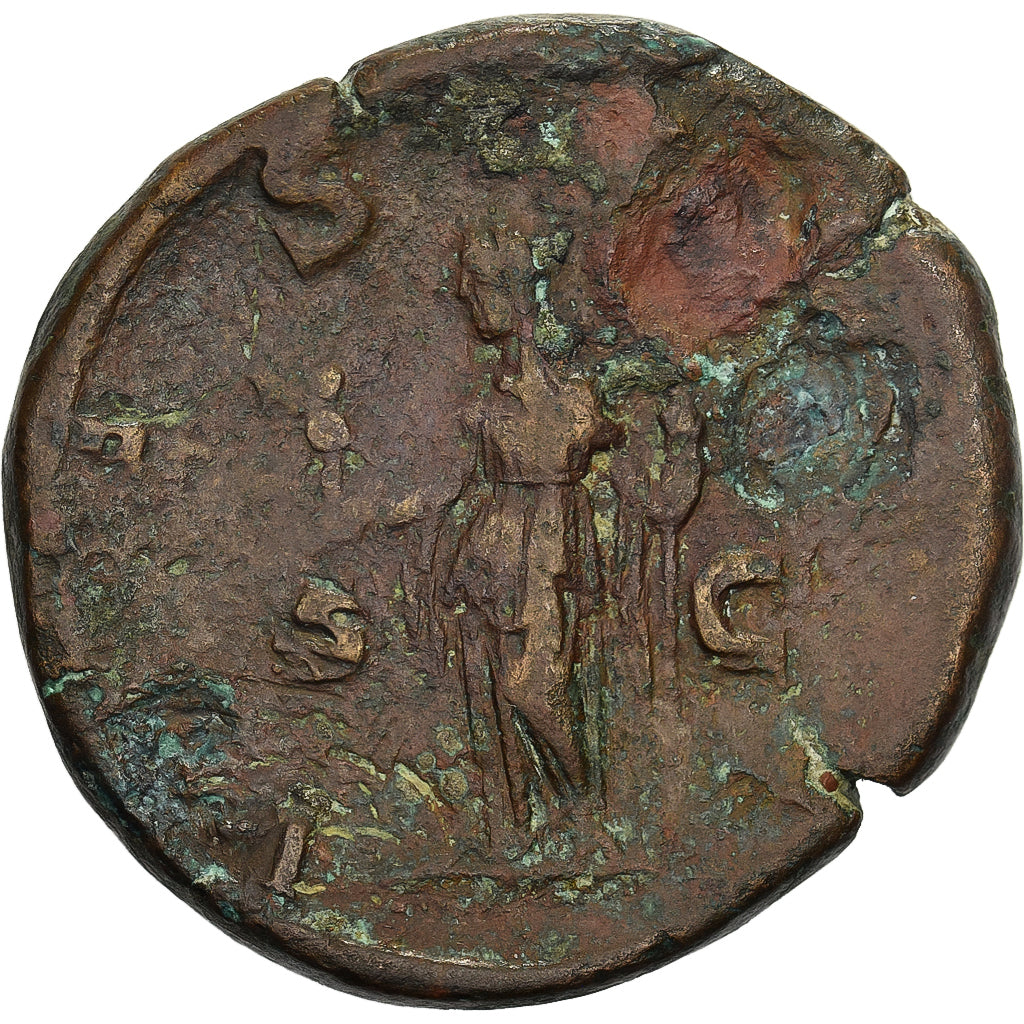 Julia Mamaea, Sestertius, 222-235, Rome, Bronze, VF(20-25), RIC:708