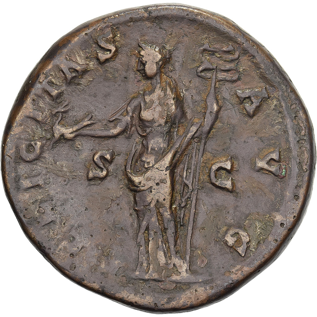 Antoninus Pius, Sestertius, 145-161, Rome, Bronze, EF(40-45), RIC:770