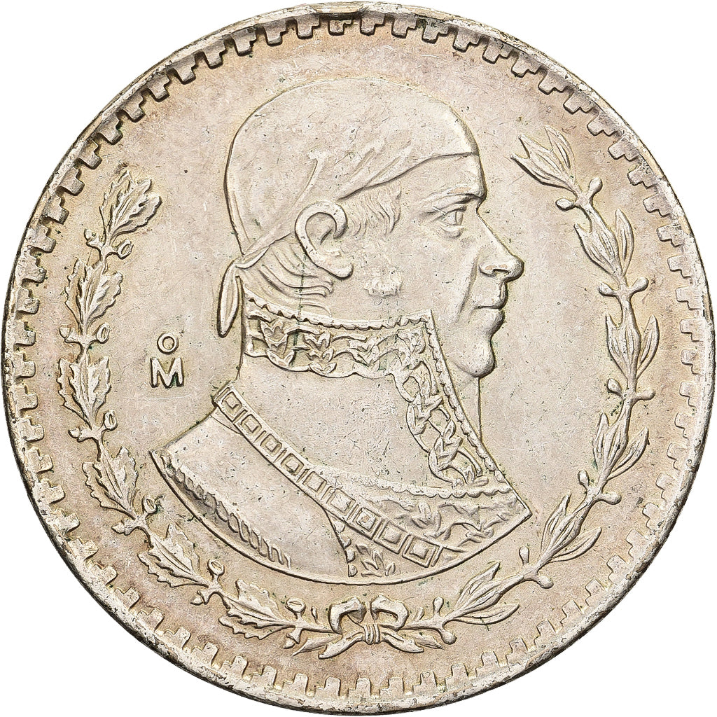 Mexico, 1 Peso, 1963, Mexico City, Billon, AU(55-58), KM:459