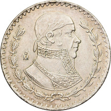 Mexico, 1 Peso, 1963, Mexico City, Billon, AU(55-58), KM:459
