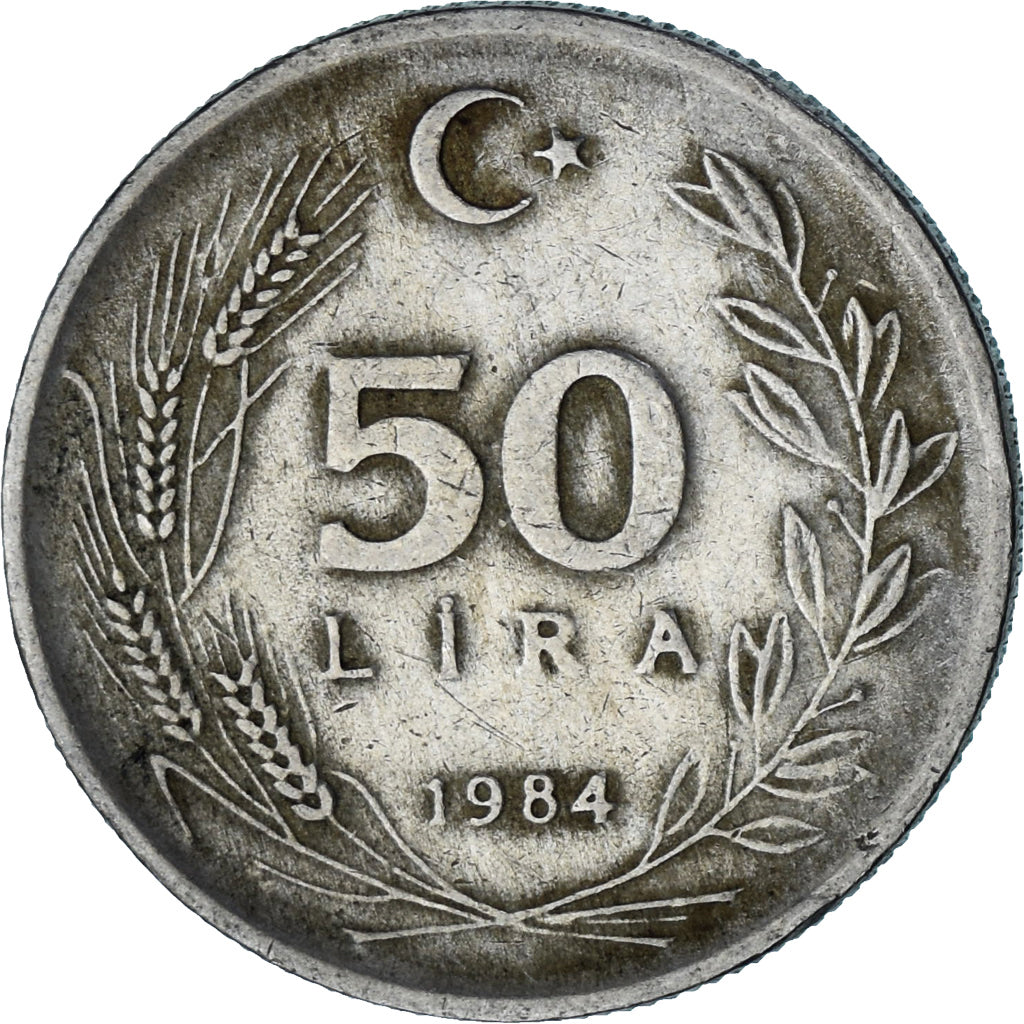 Turquia, 50 Lira, 1984
