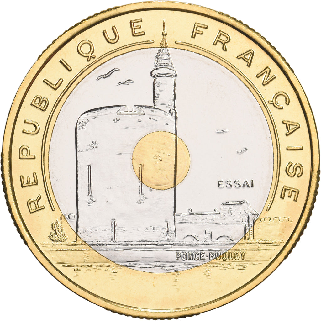 France, 20 Francs, Jeux Méditerranéens, 1993, MDP, Pattern