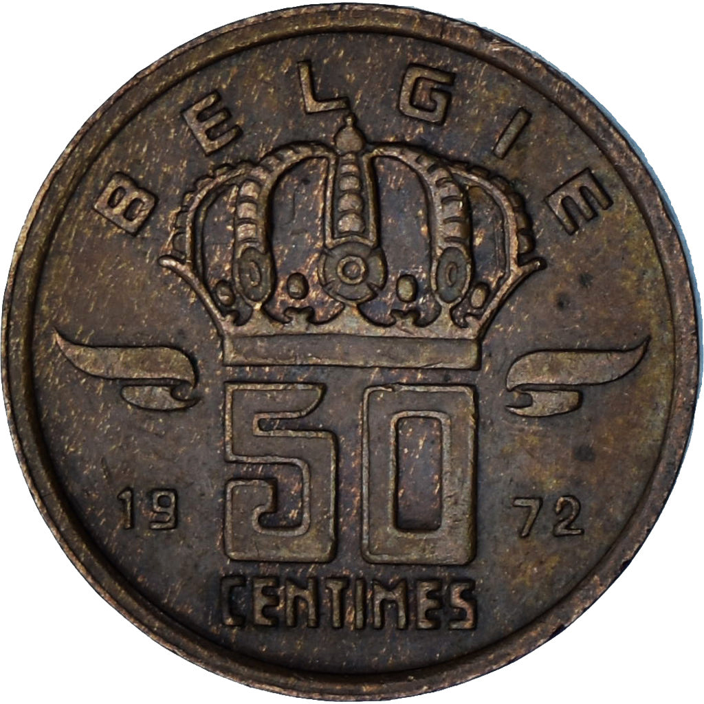 Belgium, 50 Centimes, 1972