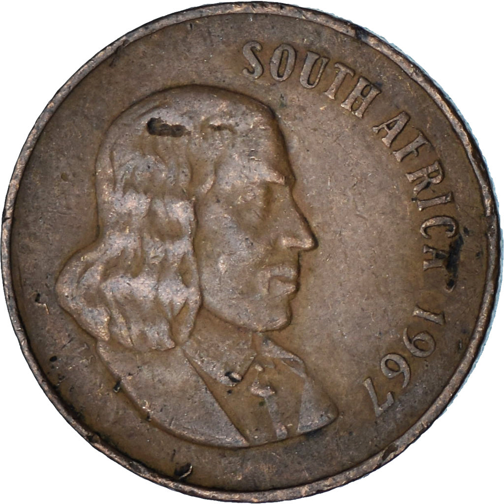 Afrique du Sud, 2 Cents, 1967