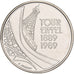 Francja, 5 Francs, Tour Eiffel, 1989, MDP, Pattern, Nikiel powlekany miedzią i