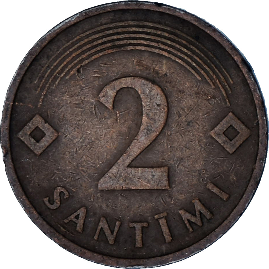 Letónia, 2 Santimi, 1992