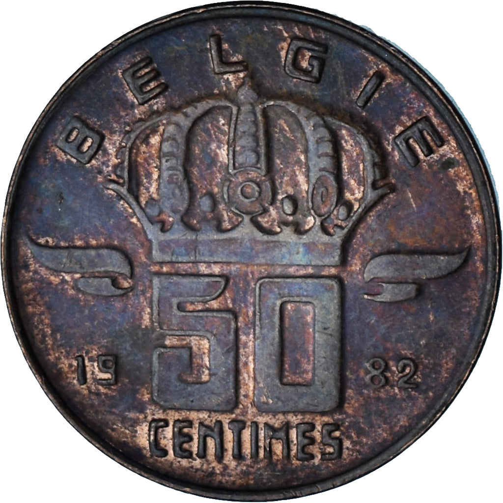 Belgien, 50 Centimes, 1982