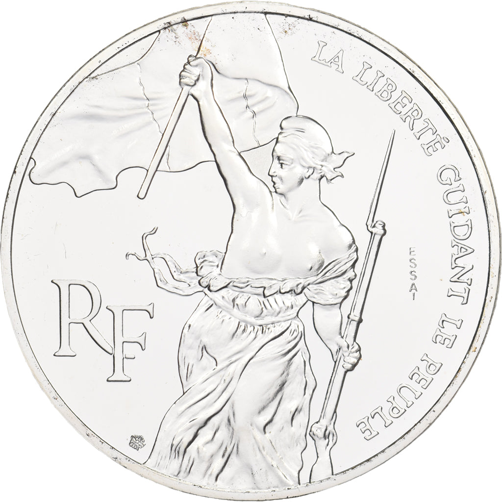 Frankrijk, 100 Francs, Liberté guidant le peuple, 1993, MDP, Pattern, Zilver