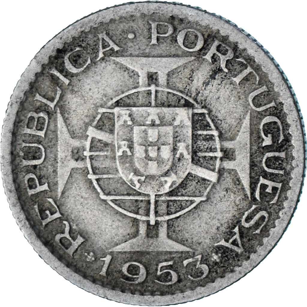 Angola, 2-1/2 Escudos, 1953
