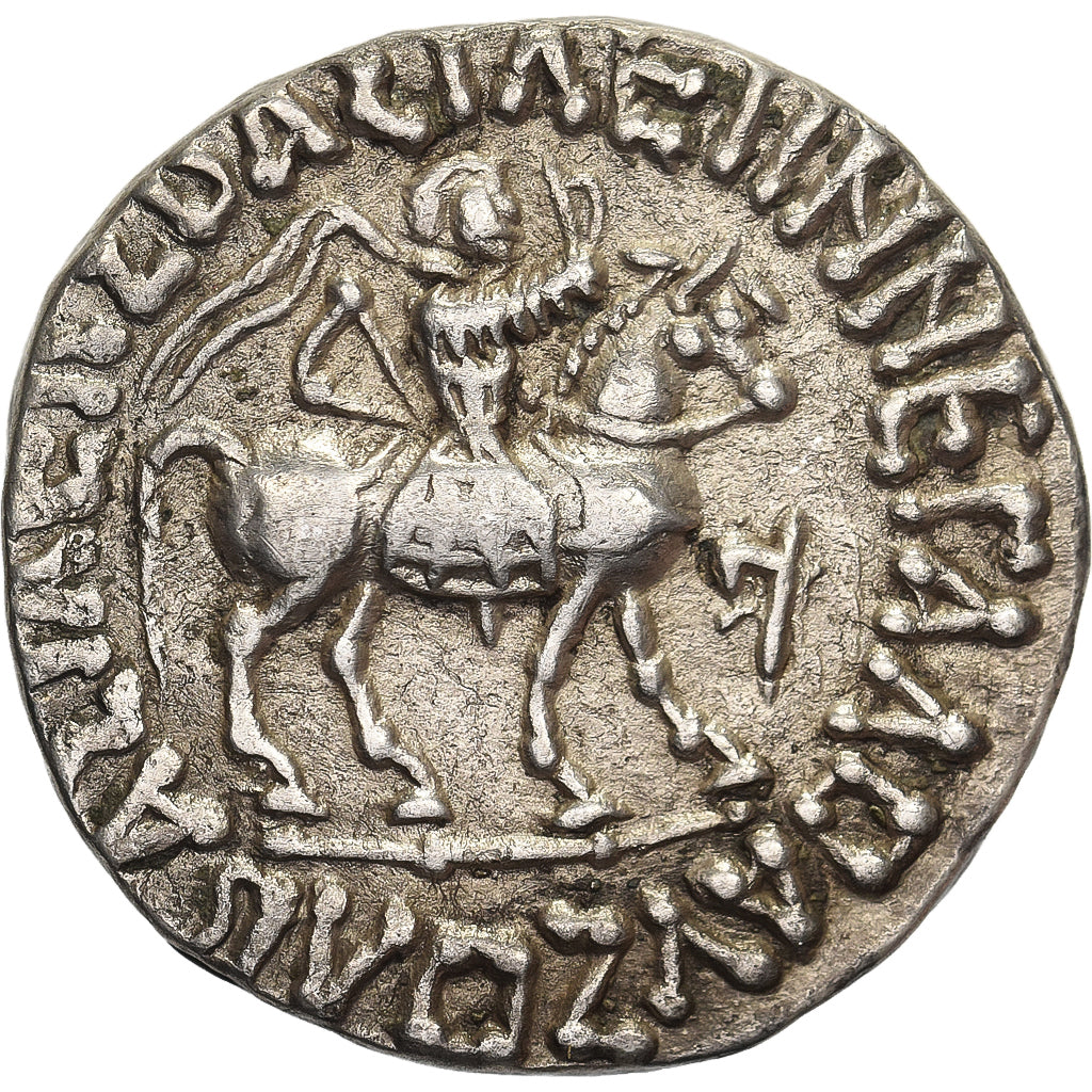 Royaume Indo-Scythe, Azes Ier, Tétradrachme, 58-12 av. J.-C., Ouest de Gandhara