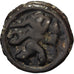 Remi, Potin au guerrier courant, 90-50 BC, Bronze, SS, Delestrée:155