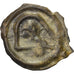 Remi, Potin à la tête casquée, 2nd century BC, Bronzo, MB+, Delestrée:150