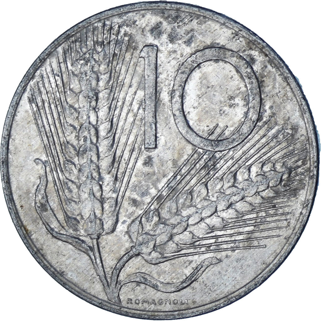 Italy, 10 Lire, 1983