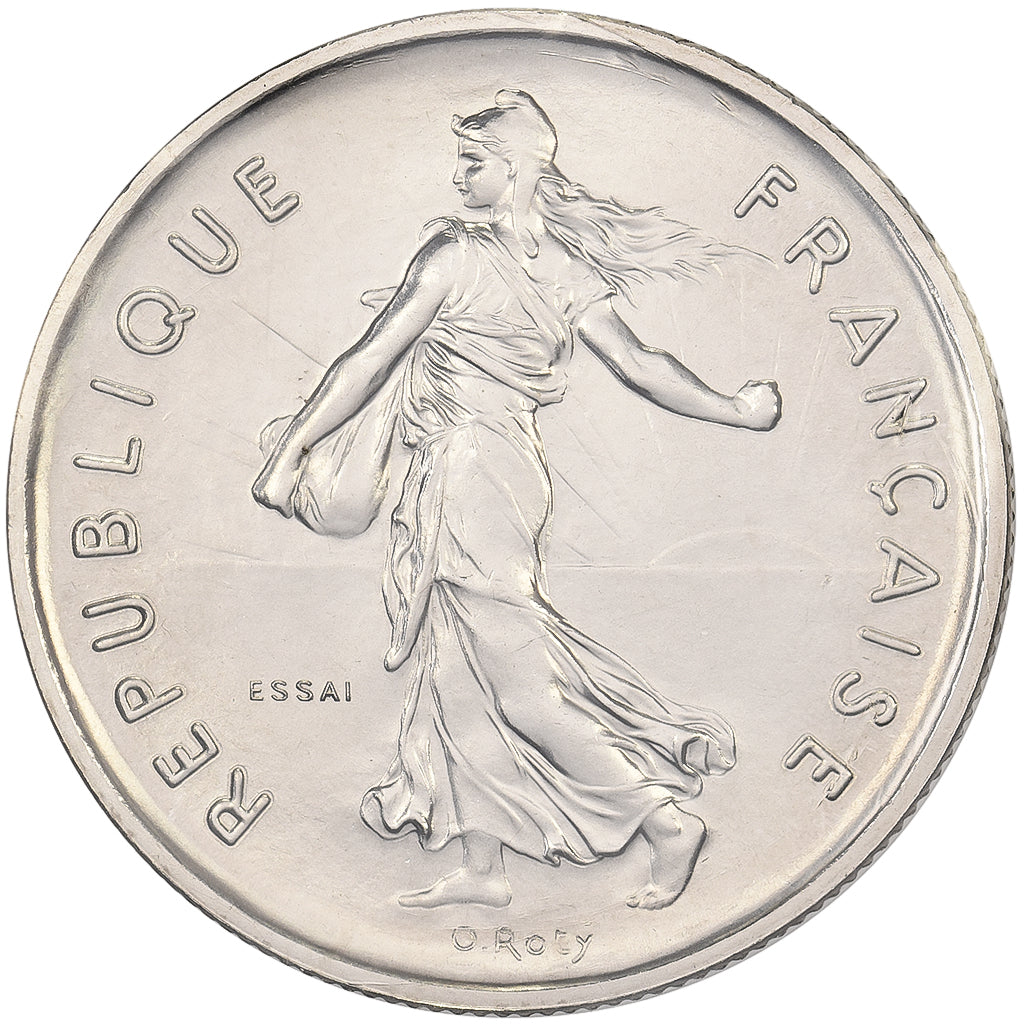 France, 5 Francs, Semeuse, 1970, MDP, Pattern, Nickel Clad Copper-Nickel