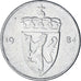Norvège, 50 Öre, 1984
