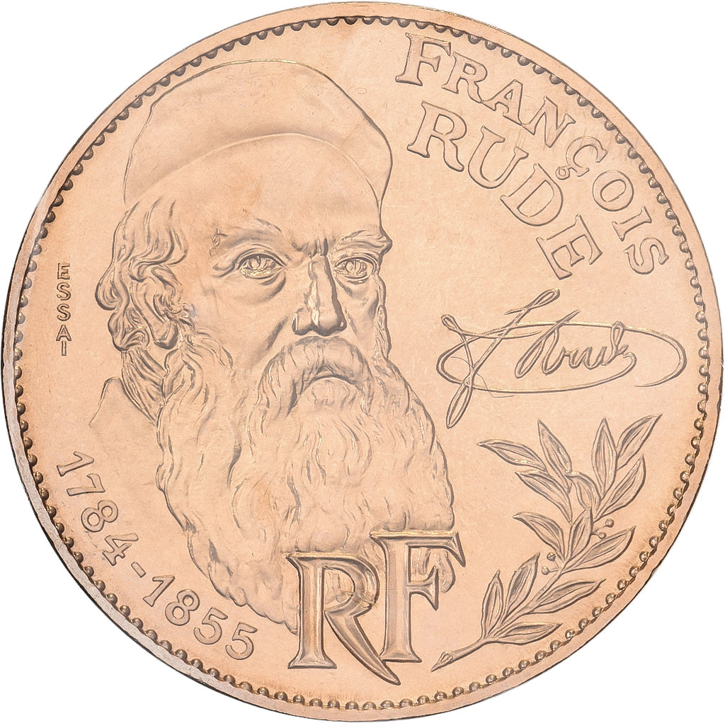 Francja, 10 Francs, François Rude, 1984, MDP, Pattern, Miedzionikiel Aluminium