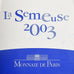 France, 5 Euro, Semeuse, Proof, 2003, MDP, Silver and Gold, MS(65-70)