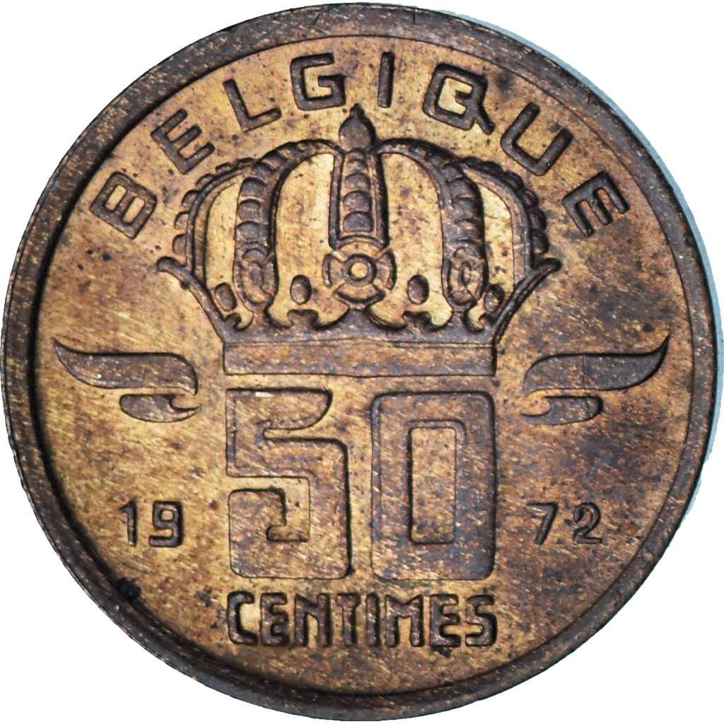 Bélgica, 50 Centimes, 1972