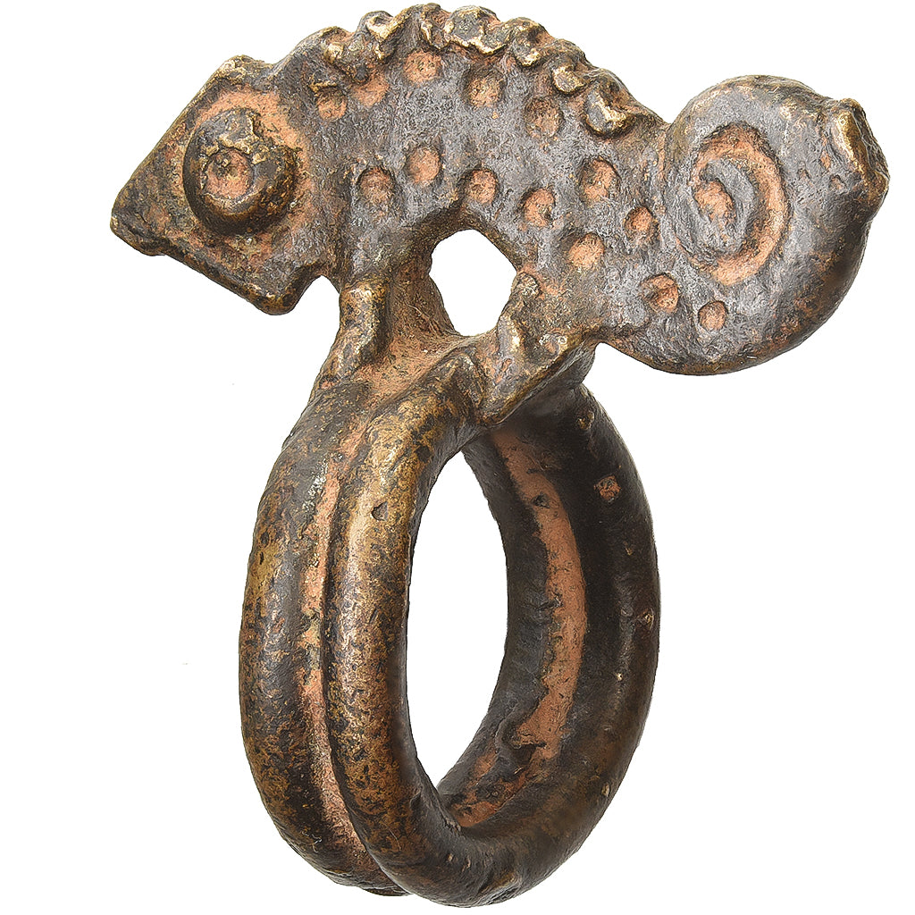 Ivory Coast, Ring coin, 18th-19th Centuries, Bronze, AU(55-58)