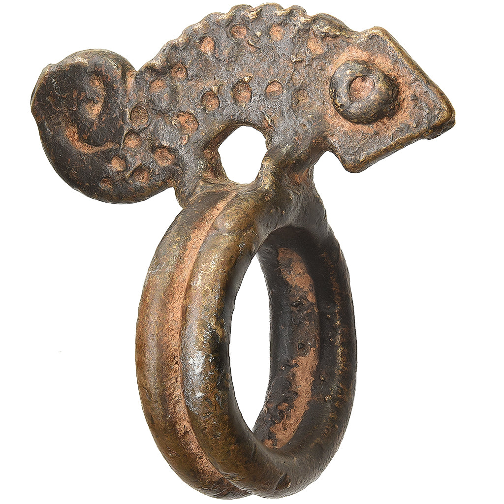 Ivory Coast, Ring coin, 18th-19th Centuries, Bronze, AU(55-58)
