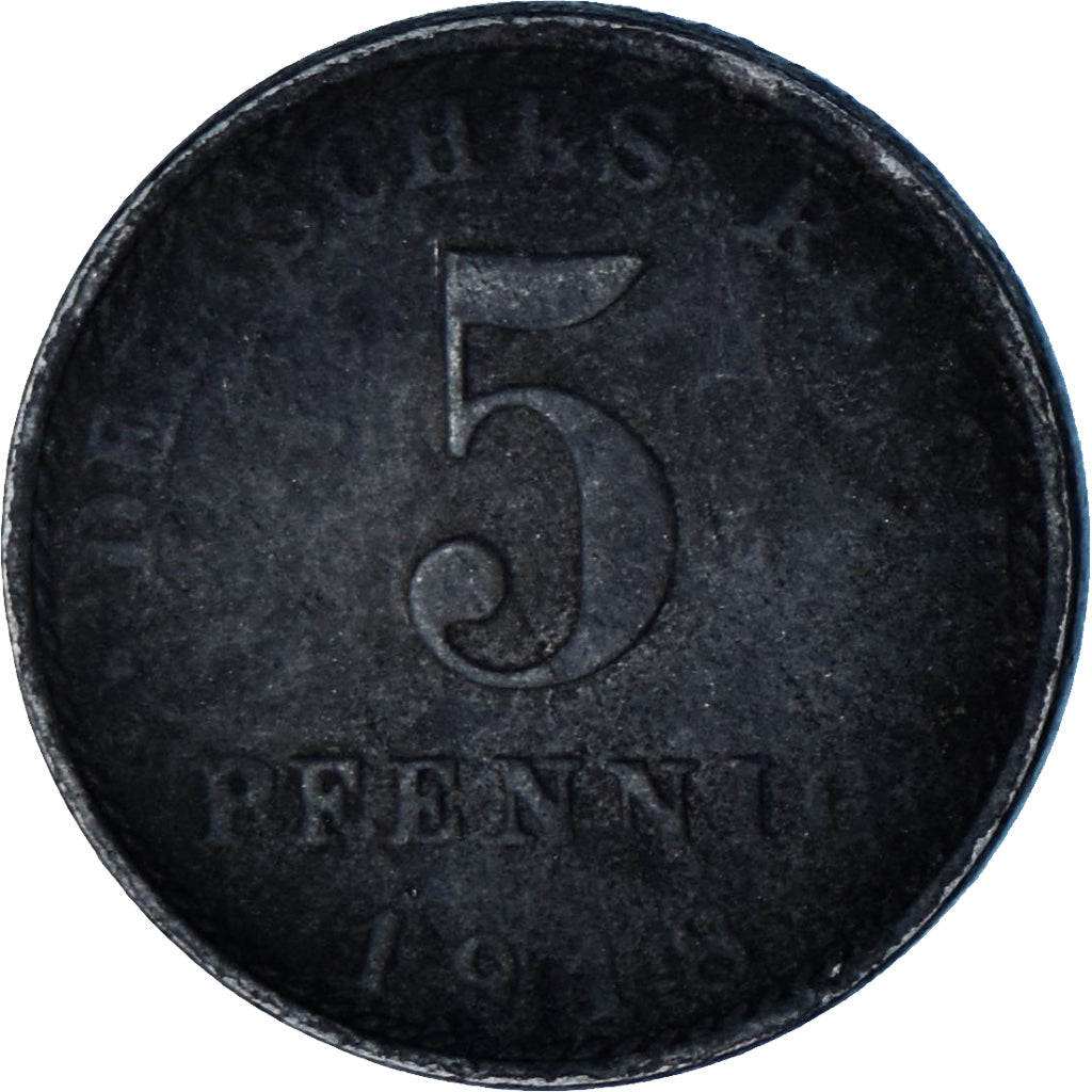 Niemcy, 5 Pfennig, 1918