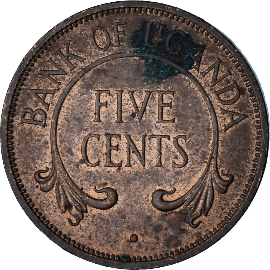 Uganda, 5 Cents, 1966