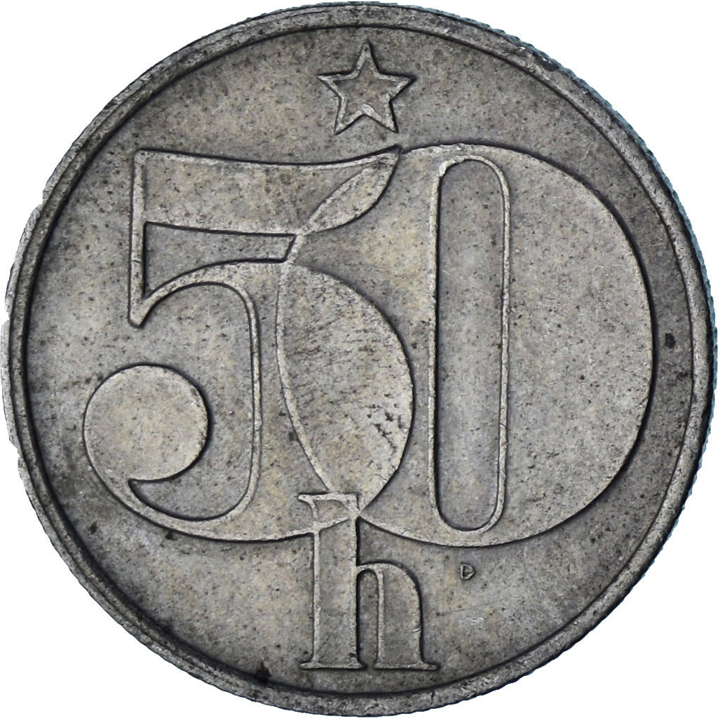 Czechoslovakia, 50 Haleru, 1986