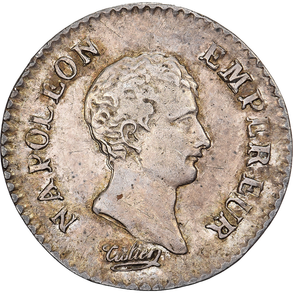 França, Napoleon I, Quart, AN 13, Paris, Prata, EF(40-45), Gadoury:346