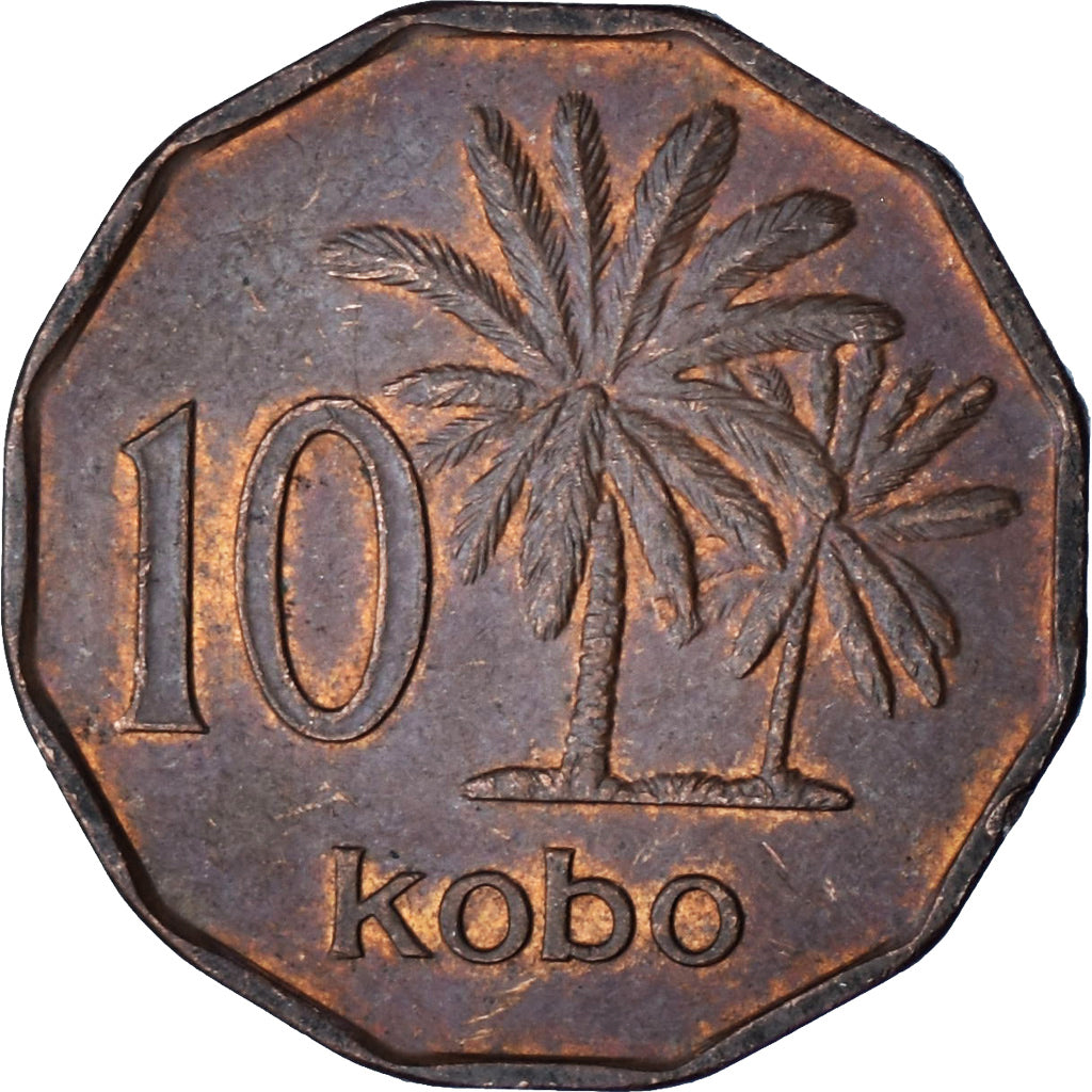 Nigeria, 10 Kobo, 1991