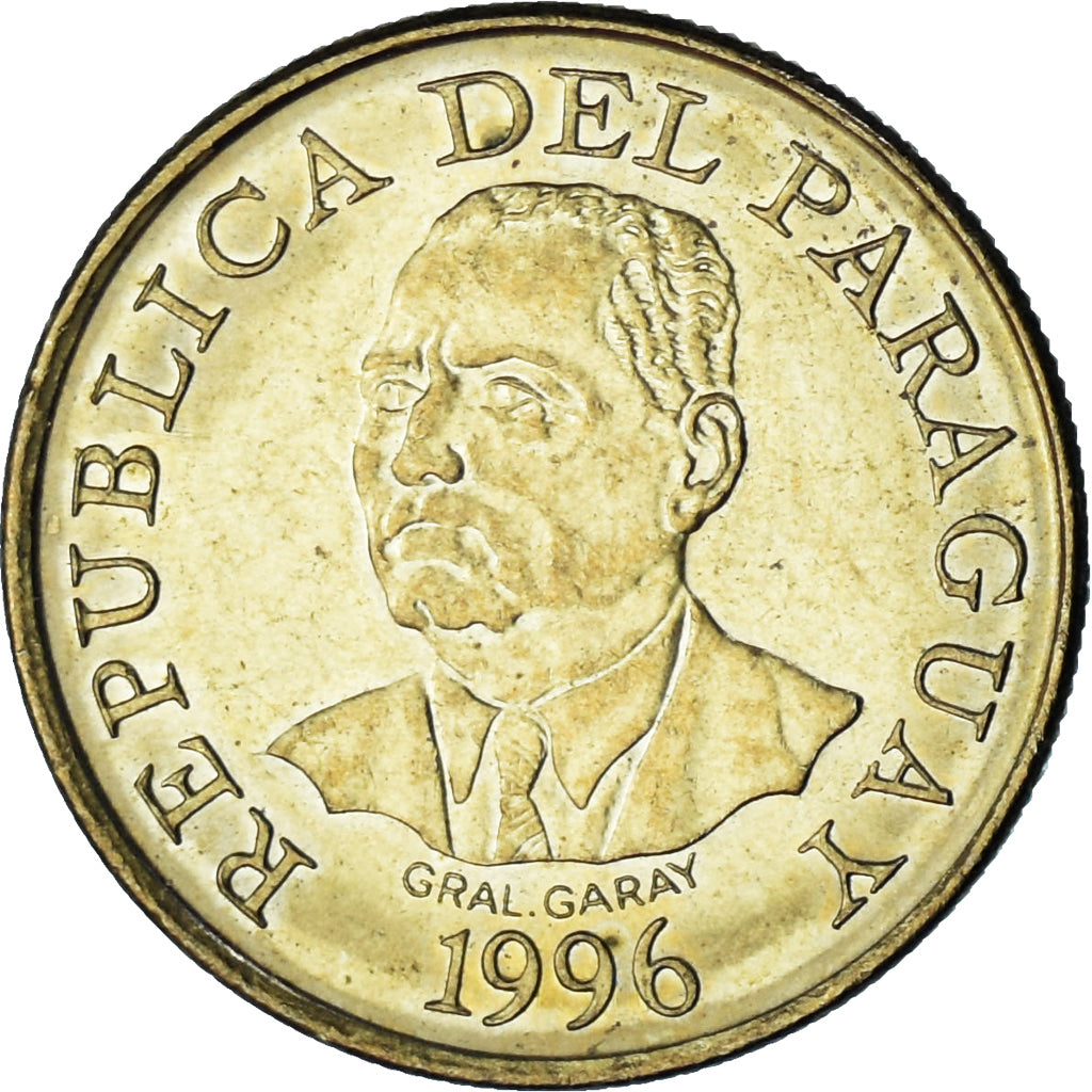 Paraguay, 10 Guaranies, 1996