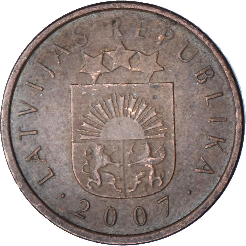 Lettonie, 2 Santimi, 2007