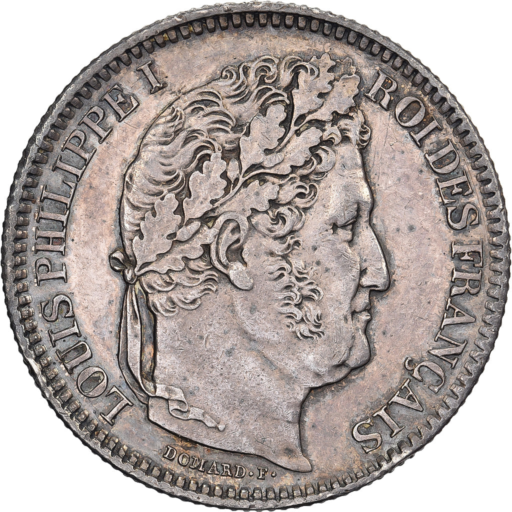 Frankreich, Louis Philippe I, 2 Francs, 1848, Paris, Silber, SS+, Gadoury:520