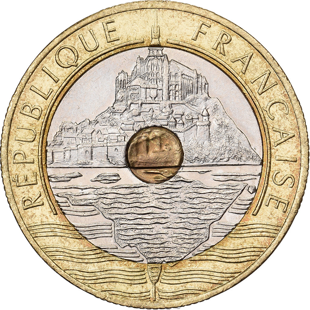 France, 20 Francs, Mont Saint Michel, 1992, MDP, Opened V, 4 rows