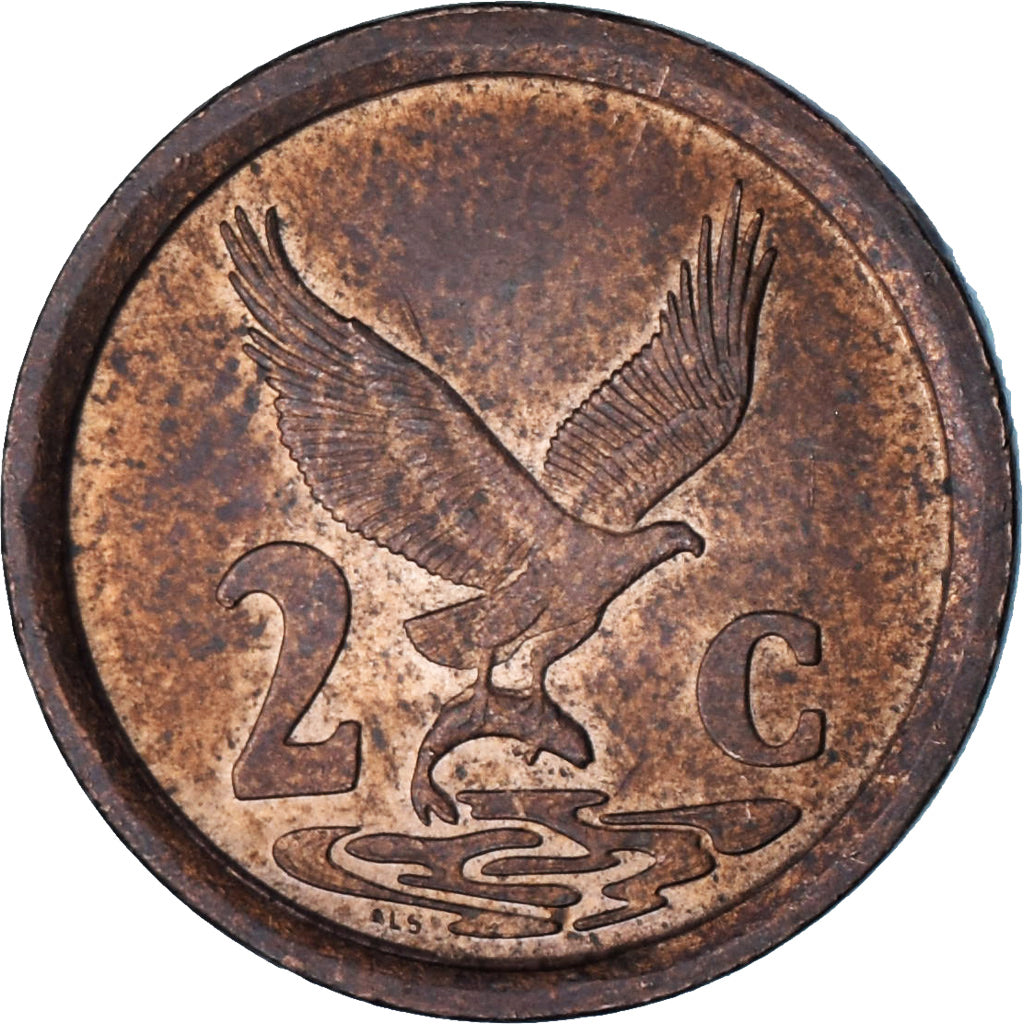 Afrique du Sud, 2 Cents, 1993