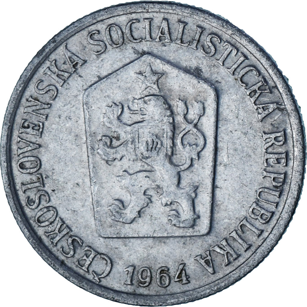 Checoslovaquia, 10 Haleru, 1964