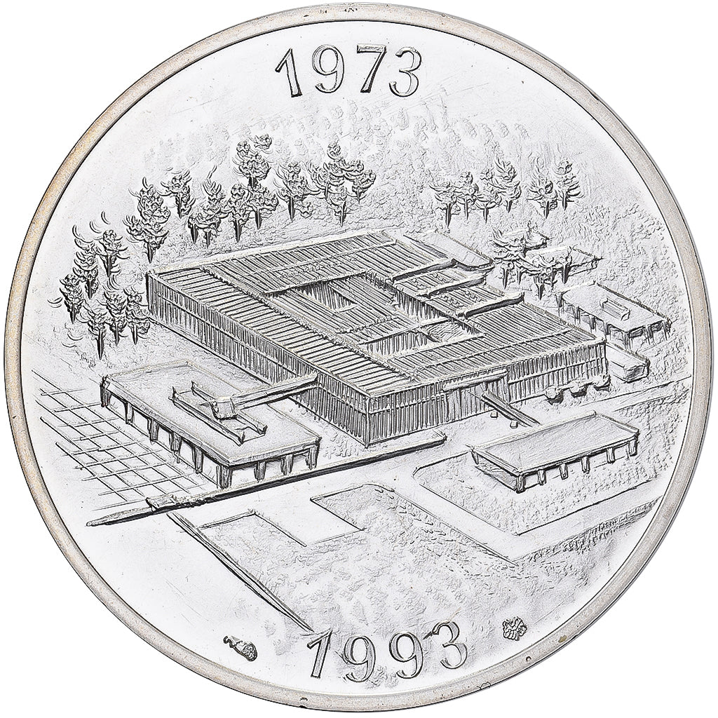 France, Module de 100 Francs, 20 ans de Pessac, 1993, MDP, Argent, FDC