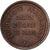 France, Module de 10 Centimes, Ballon, le Steenackers, 1871, Paris, Bronze, TTB