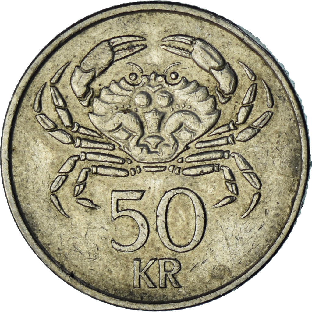 Iceland, 50 Kronur, 1992