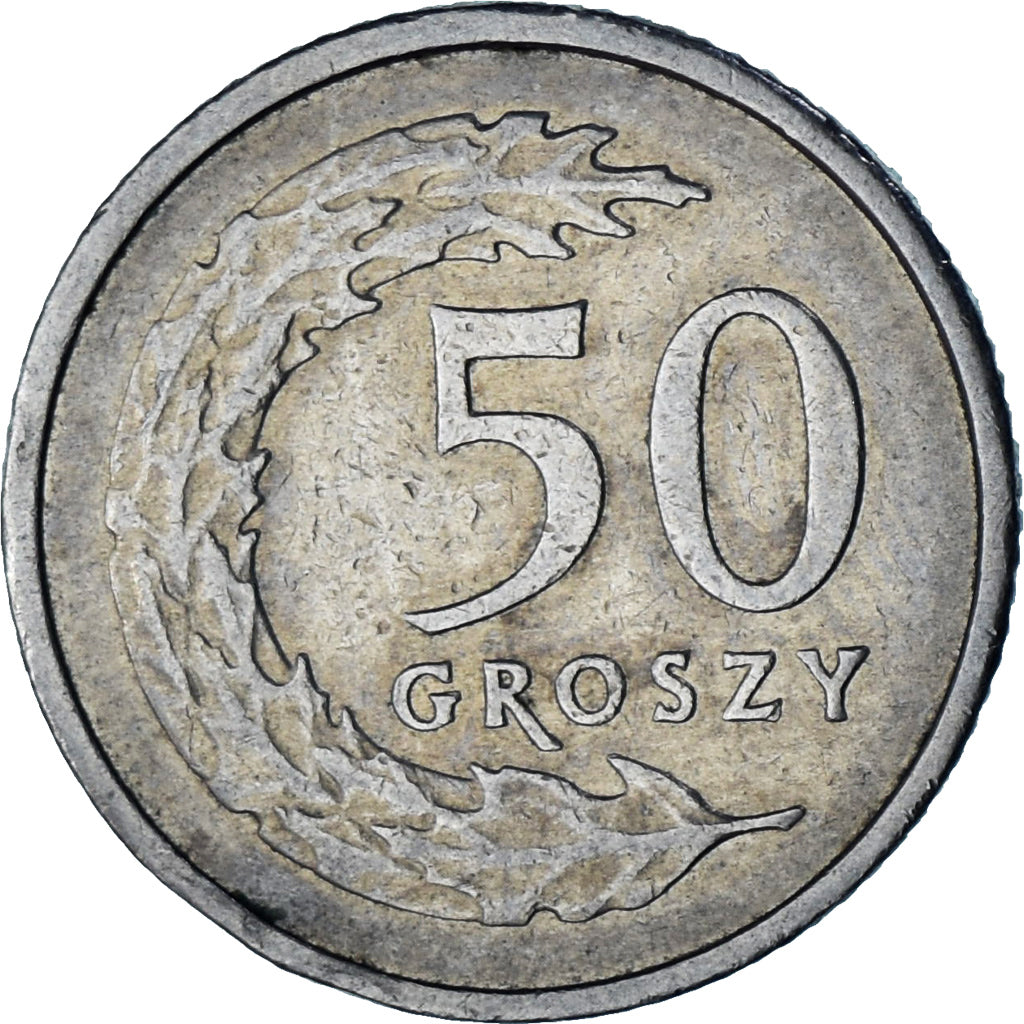 Poland, 50 Groszy, 1990