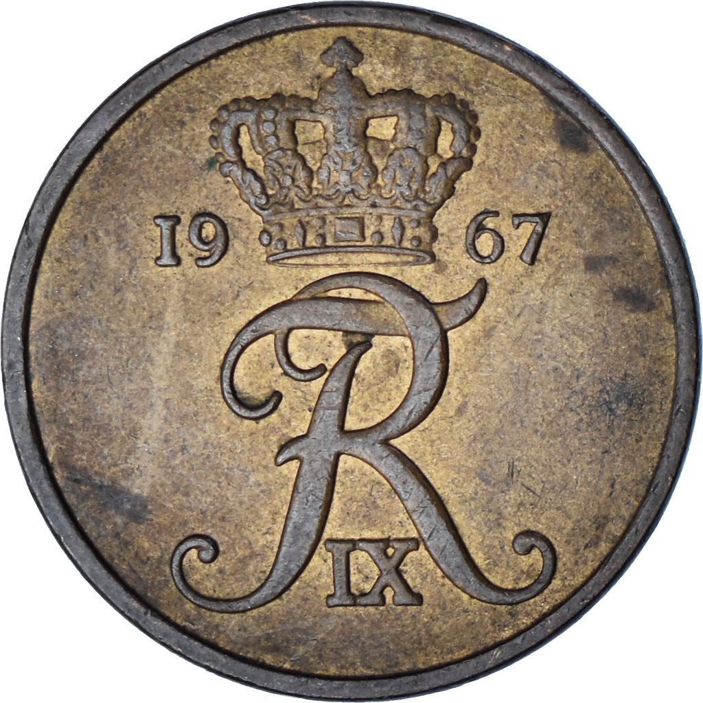 Denmark, 5 Öre, 1967