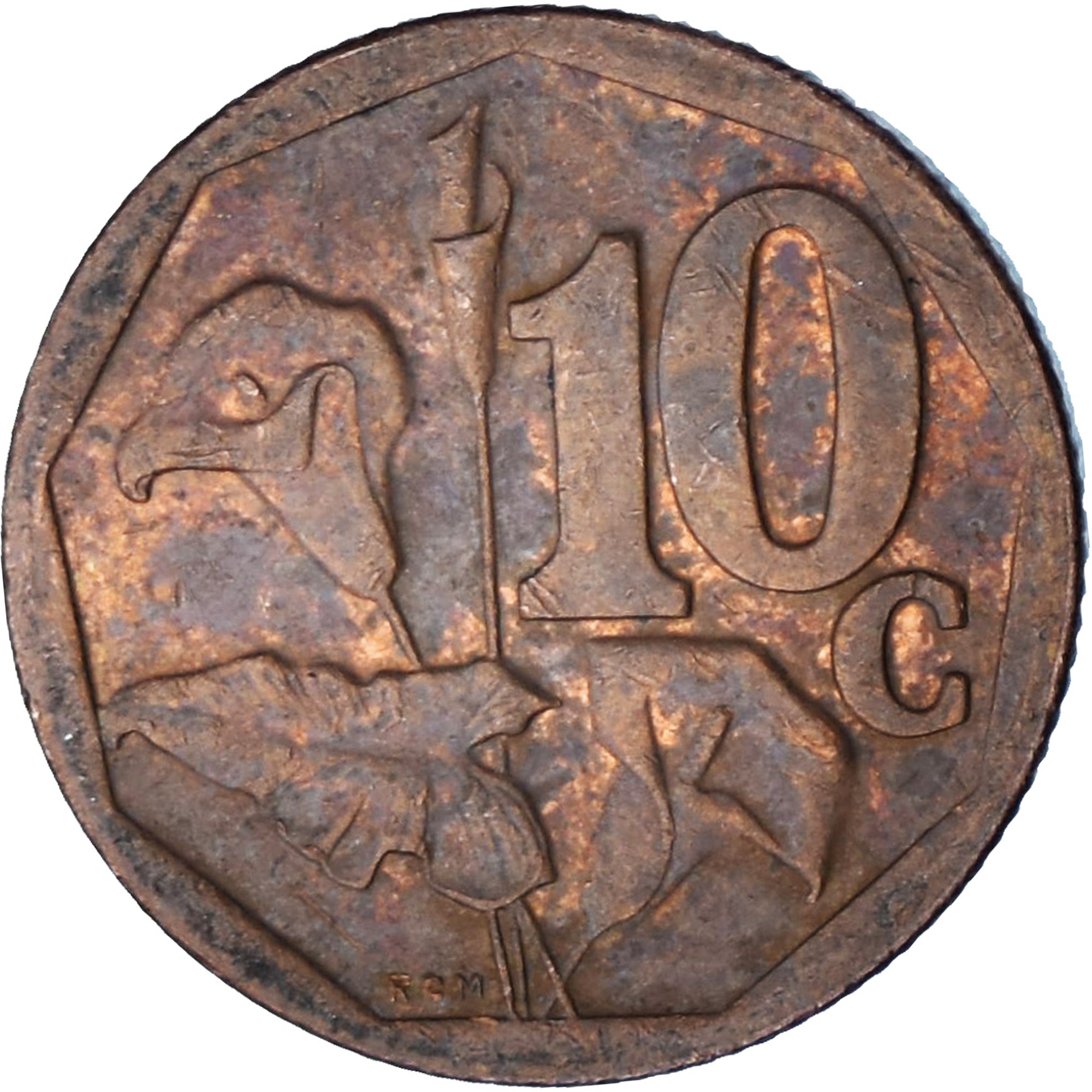 Afrique du Sud, 10 Cents, 2013