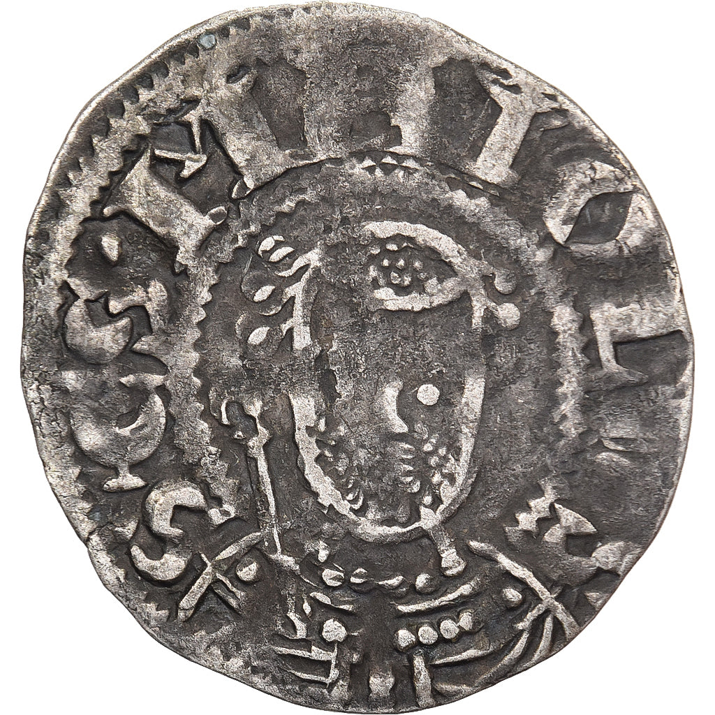 Prieuré de Souvigny, Denier, 1180-1213, Argent, TTB, Boudeau:358