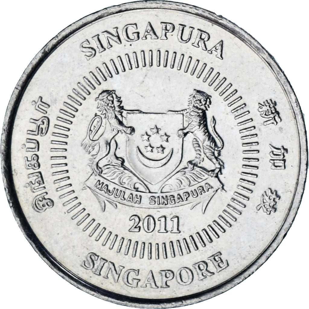Singapur, 10 Cents, 2011